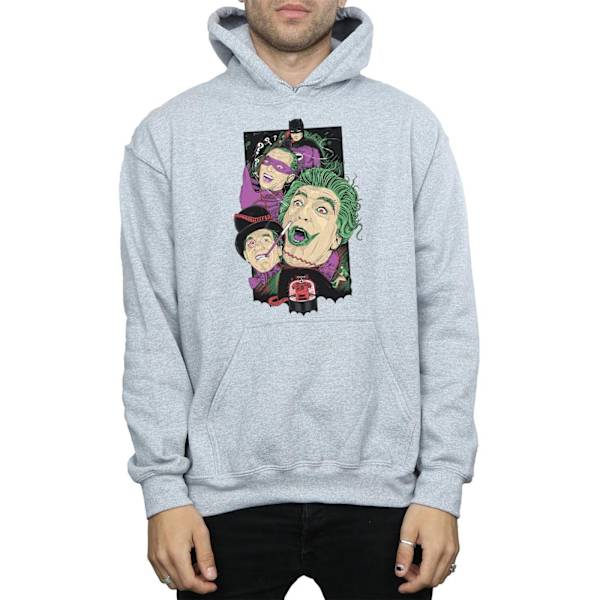 DC Comics Herr Batman TV-serie Rogues Gallery Hoodie L Sports Sports Grey L