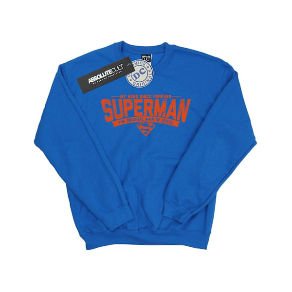 DC Comics Girls Superman My Hero Sweatshirt 5-6 år Kunglig Blå Royal Blue 5-6 Years