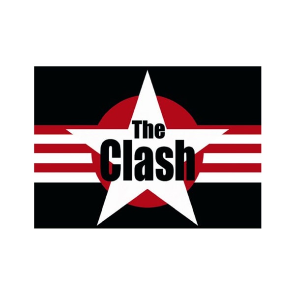 The Clash Stars & Stripes Postcard One Size Svart/Vit/Röd Black/White/Red One Size
