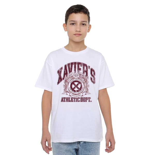 Marvel Barn/Barn X-Men Athletic Dept Professor X T-Shirt 3 White 3-4 Years