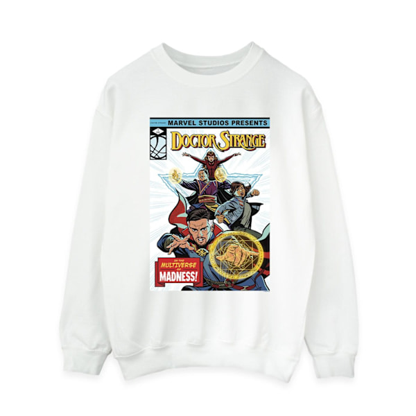 Marvel Dam/Kvinnor Doctor Strange Comic Cover Sweatshirt XL W White XL