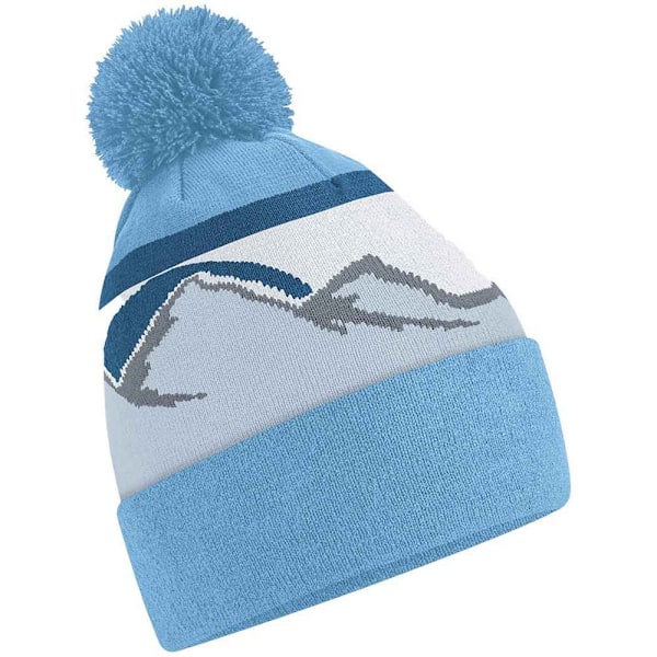 Beechfield Mountain Pom Pom Beanie One Size Glacier Peaks Glacier Peaks One Size