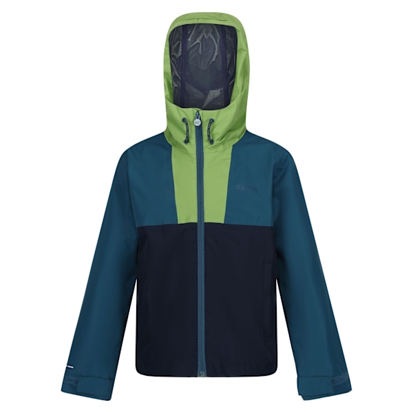 Regatta Barn/Barn Hanleigh Vattentät Jacka 11-12 År P Piquant Green/Moroccan Blue/Navy 11-12 Years