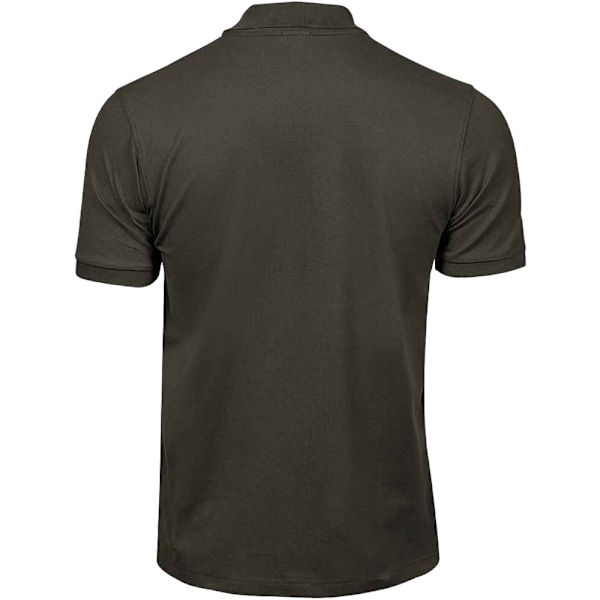 Tee Jays Lyxig Stretch Pikétröja för Män Mörk Oliv Dark Olive M