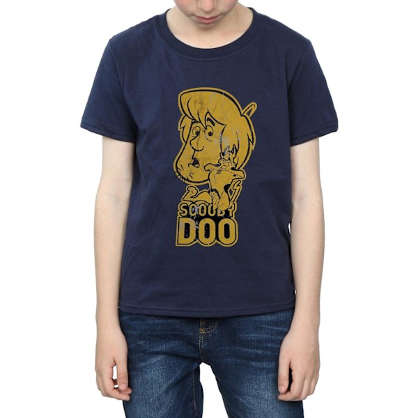 Scooby Doo Pojkar Och Shaggy T-Shirt 12-13 År Marinblå Navy Blue 12-13 Years