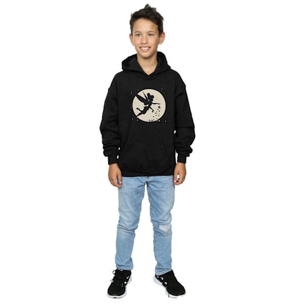 Disney Boys Tinkerbell Moon Cropped Hoodie 7-8 år Svart Black 7-8 Years