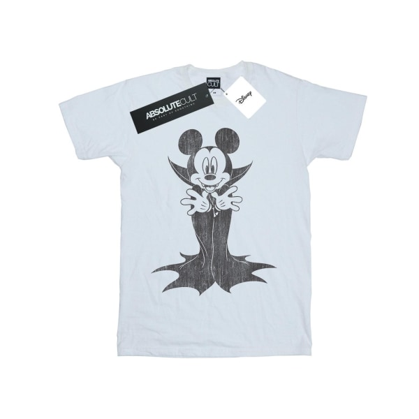 Disney herr Mickey Mouse Dracula T-shirt M vit White M