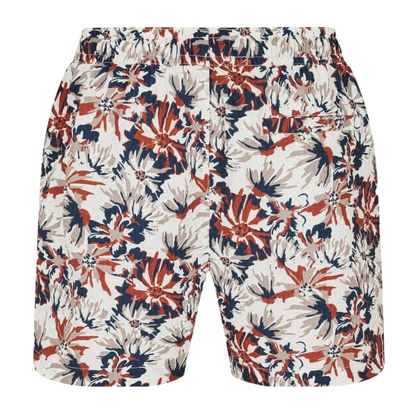 Threadbare Herr Tropiska Badshorts S Cream Cream S