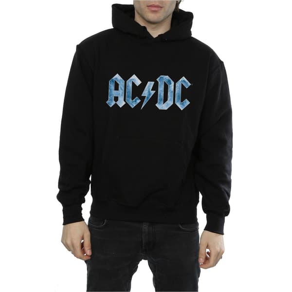 AC/DC Herr Ice Logo Bomullströja M Svart Black M