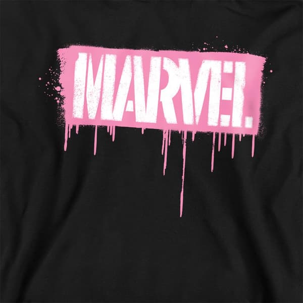 Marvel Barn/Barn Brick Graffiti Tröja med Huvtröja 5-6 År Black 5-6 Years