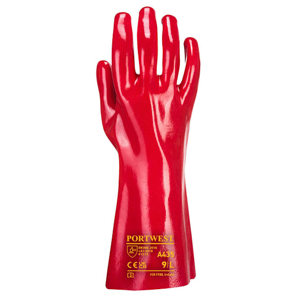 Portwest Unisex Vuxen PVC Svetsningshandskar XL Röd Red XL