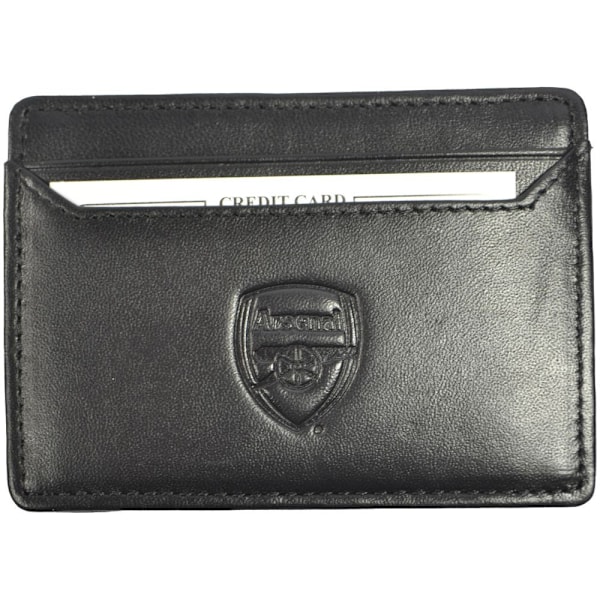 Arsenal FC Läder Plånbok med Sedelklämma One Size Svart Black One Size