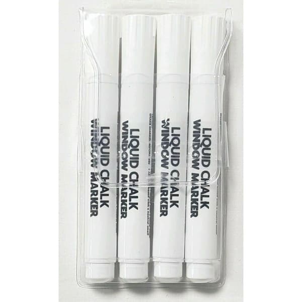 County Stationery Kritmarkör (4-pack) One Size Vit White One Size