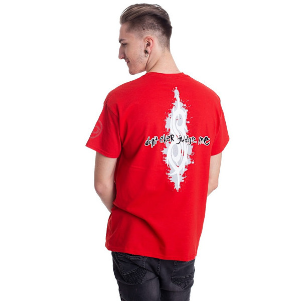 Slipknot Unisex Vuxen Don´t Ever Judge Me Ryggtryck 20-årsjubileum Red L