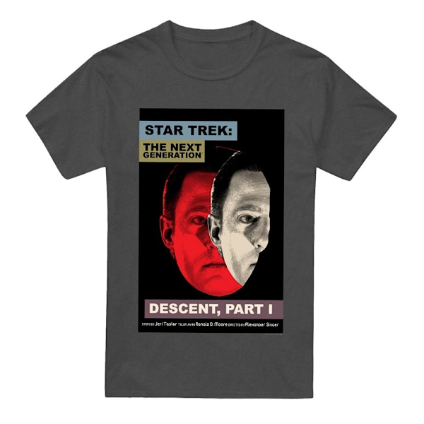 Star Trek Unisex Vuxen The Next Generation Säsong 6 Avsnitt 26 Charcoal L
