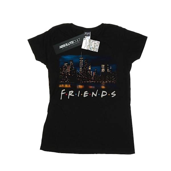 Friends Dam/Damer New York Skyline Foto Bomull T-shirt XL Black XL