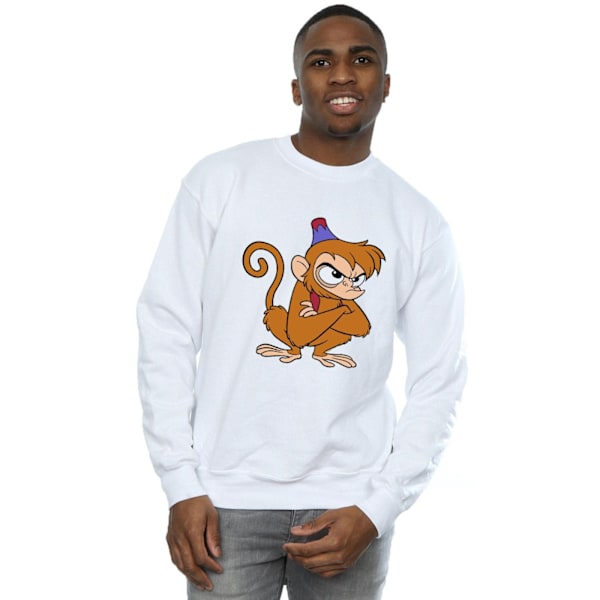 Disney Herr Aladdin Angry Abu Sweatshirt 3XL Vit White 3XL