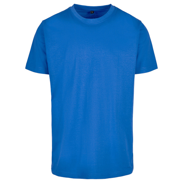 Build Your Brand Herr T-shirt Rund Hals L Intensiv Blå Intense Blue L
