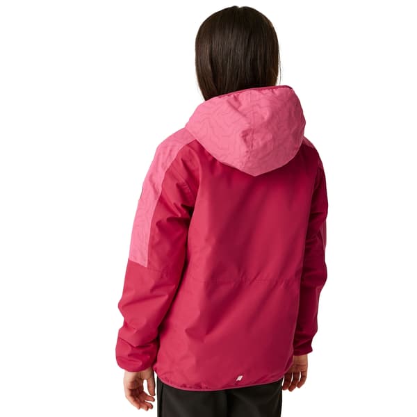 Regatta Barn/Barn Volcanics VIII Terrängtryck Reflex Deep Pink/Hot Pink 13 Years