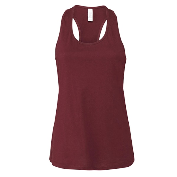 Bella + Canvas Dam/Dam Racerback Tank Top S Maroon Maroon S