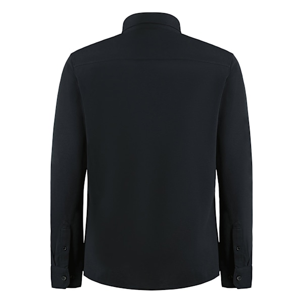 Kustom Kit Herr Pique Formell Skjorta M Svart Black M