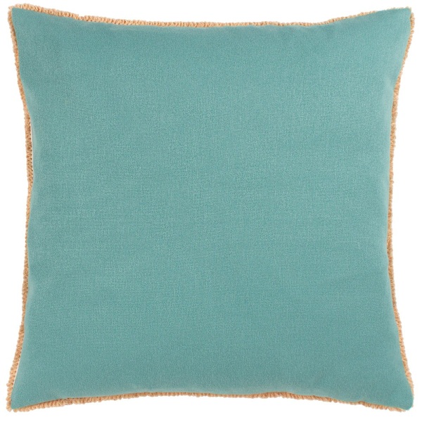 Heya Home Stickad Kuddfodral i Korall 45cm x 45cm Just Peachy Just Peachy 45cm x 45cm