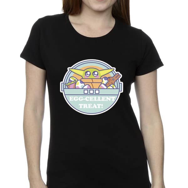 Star Wars Dam/Dam The Mandalorian Eggcellent Easter Cotto Black L