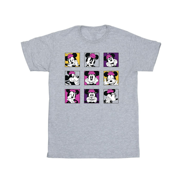 Disney herr Minnie Mouse Squares T-shirt 5XL Sports Grey Sports Grey 5XL