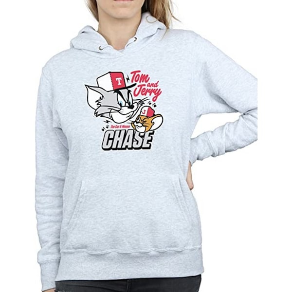 Tom och Jerry Dam/Dam Cat & Mouse Chase Heather Hoodie S Grey S