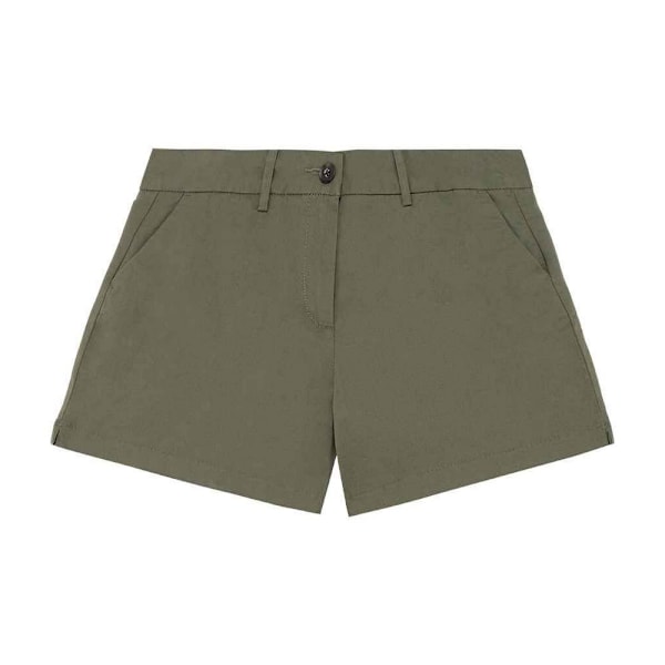 Native Spirit Dam/Dam Chino Shorts 14 UK Organisk Khaki Organic Khaki 14 UK