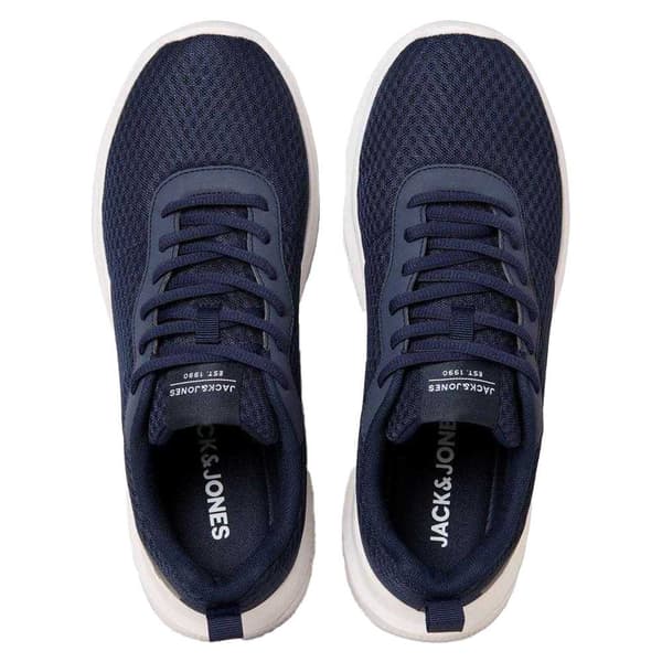 Jack And Jones Herr Mesh Snörskor 7 UK Vit White 7 UK