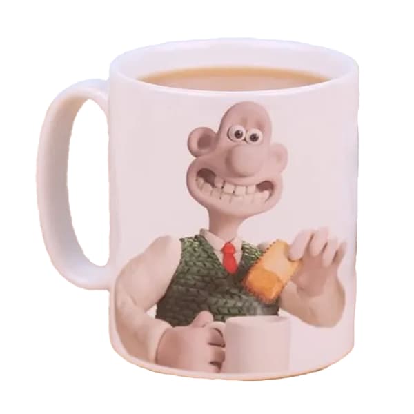 Wallace och Gromit Te Kopp Mugg One Size Vit/Benvit White/Off White One Size