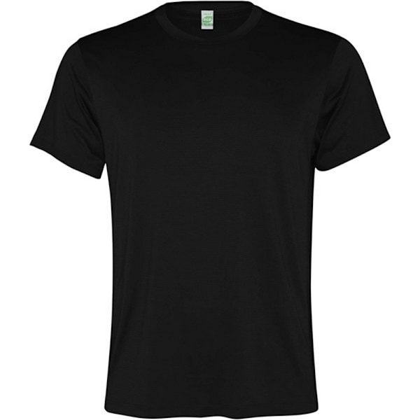 Roly Slam Kortärmad Sport T-shirt L Solid Black Solid Black L