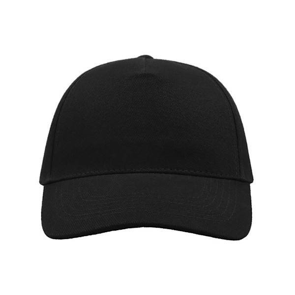 Atlantis Liberty Five Heavy Brush Cotton 5 Panel Cap (2-pack) Black One Size