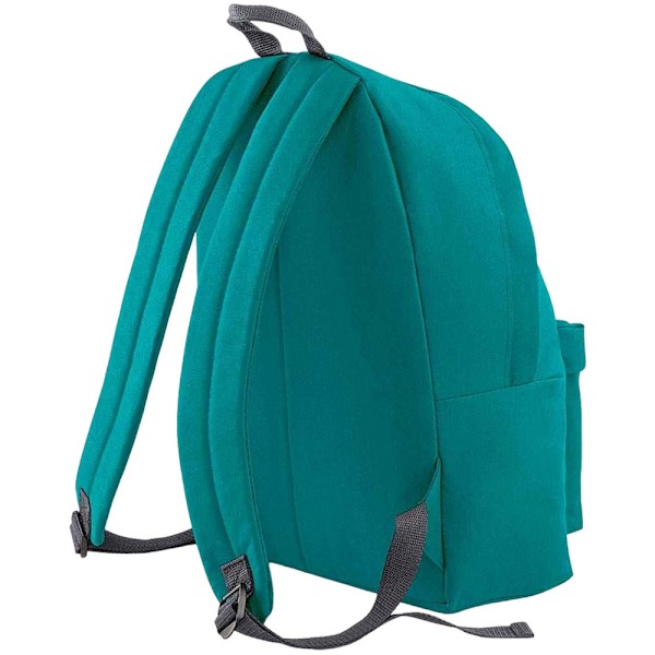 Bagbase Original Plain Backpack One Size Emerald/Graphite Grey Emerald/Graphite Grey One Size