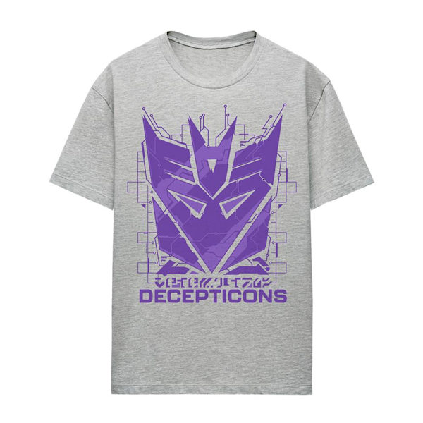Transformers Dam/Flickor Generations Tech Decepticons Ikon Gråmelerad Athletic M