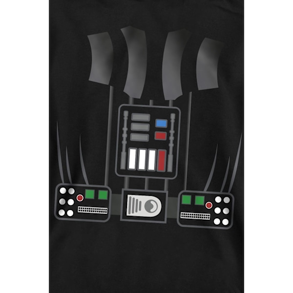 Star Wars Unisex Vuxen Darth Vader Kostym Sweatshirt S Svart Black S