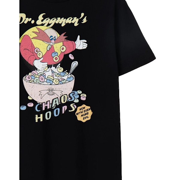 Sonic The Hedgehog Chaos Hoops T-shirt L Svart Black L