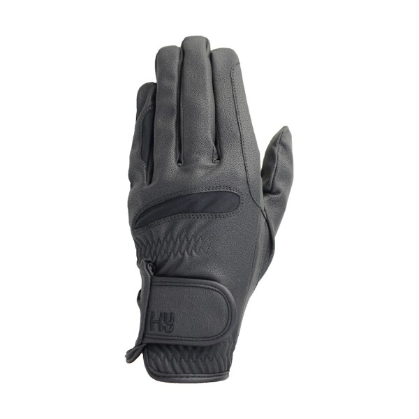 Hy5 Unisex Vuxna Lätta Läder Ridhandskar XS Svart Black XS