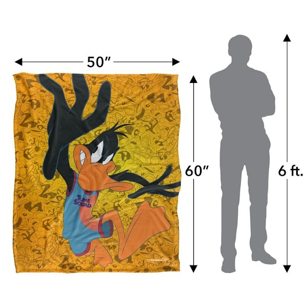 Space Jam: A New Legacy Daffy Filt En Storlek Flerfärgad Multicoloured One Size