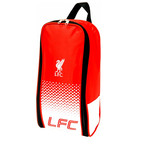 Liverpool FC Officiell Fotboll Fade Design Bootbag One Size Röd Red/White One Size