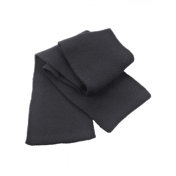 Resultat Klassisk Heavy Knit Thermal Winter Scarf One Size Charcoa Charcoal One Size