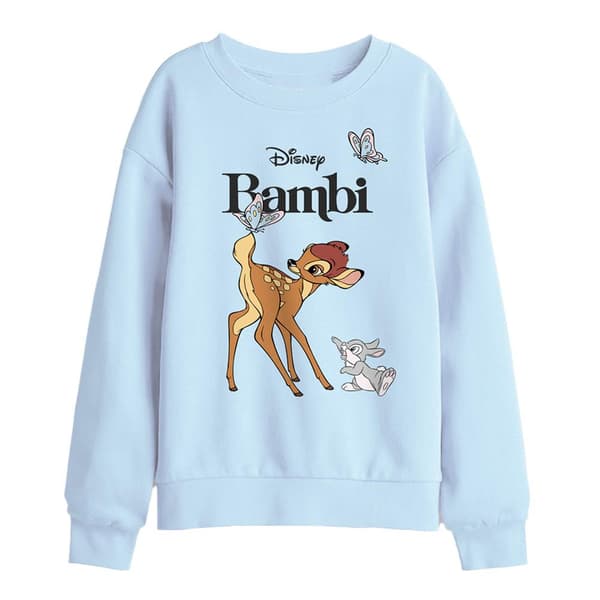 Bambi Barn/Kids Thumper Sweatshirt 12-13 år Ljusblå Light Blue 12-13 Years