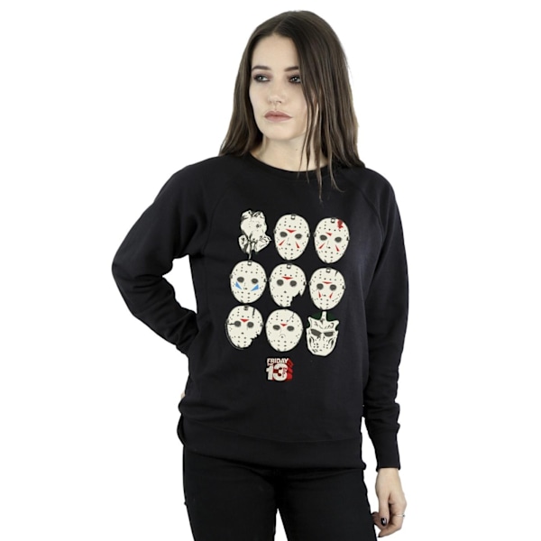 Fredag Den 13:e Dam/Dam Jason Masker Sweatshirt M Svart Black M