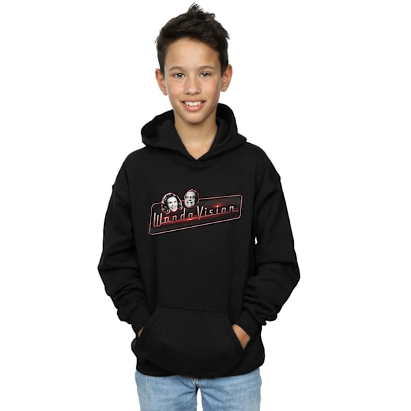 Marvel Boys WandaVision Smiles Hoodie 9-11 år Svart Black 9-11 Years