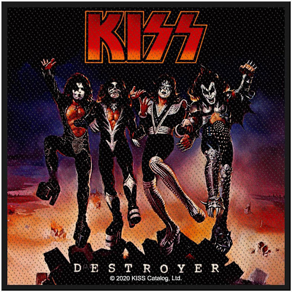 Kiss Destroyer Standard Patch One Size Svart/Röd/Orange Black/Red/Orange One Size