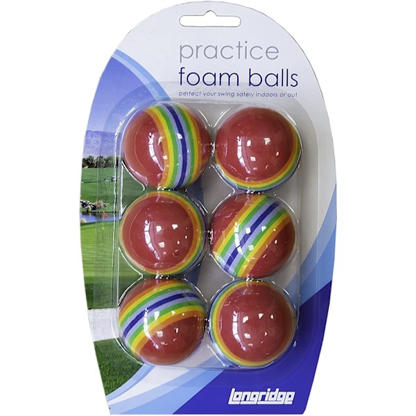 Longridge Skumboll (6-pack) En Storlek Flerfärgad Multicoloured One Size