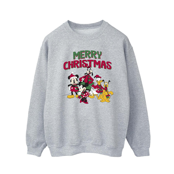 Disney Herr Mickey Mouse God Jul Karaktärer Sweatshirt Sports Grey M
