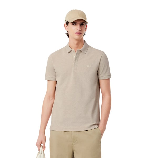 Lacoste Herr Paris Stretch Regular Pikétröja XS Grå Grey XS