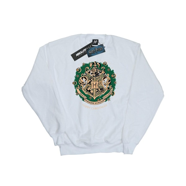 Harry Potter Julkrans Sweatshirt för Herr M Vit White M